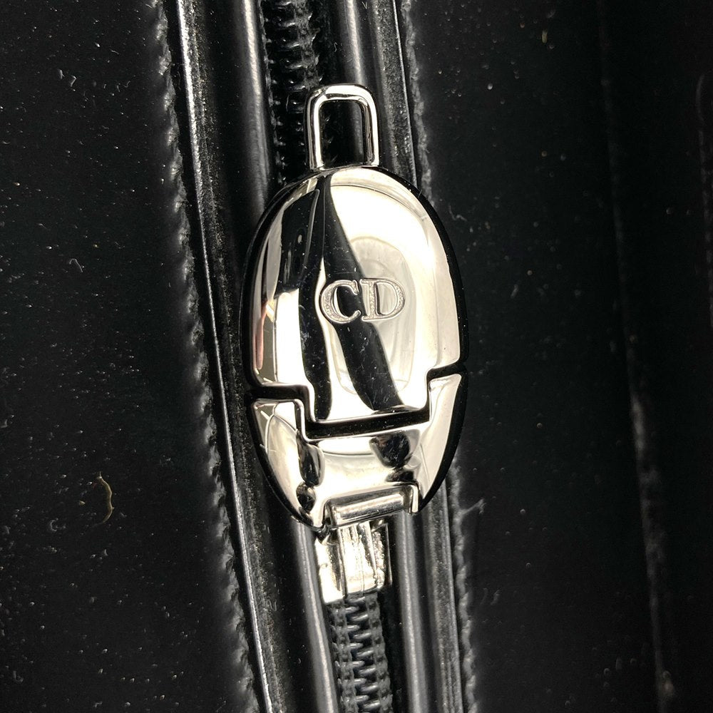 Dior MA0949 Maris Pearl 2-Way Handbag/Shoulder Bag Leather Black Pre-owned