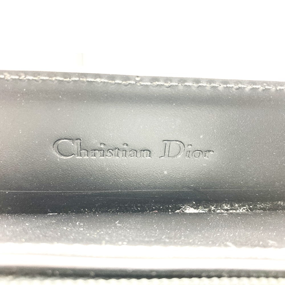 Dior MA0949 Maris Pearl 2-Way Handbag/Shoulder Bag Leather Black Pre-owned
