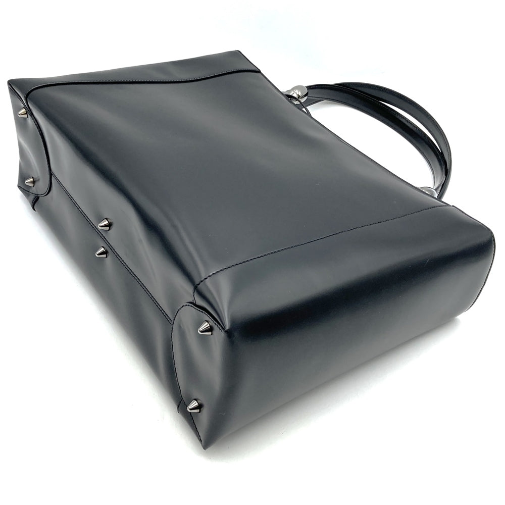 Dior MA0949 Maris Pearl 2-Way Handbag/Shoulder Bag Leather Black Pre-owned