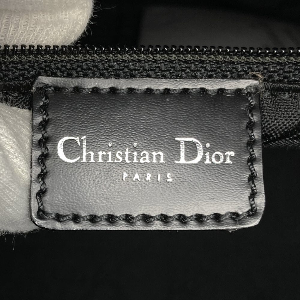 Dior MA0949 Maris Pearl 2-Way Handbag/Shoulder Bag Leather Black Pre-owned