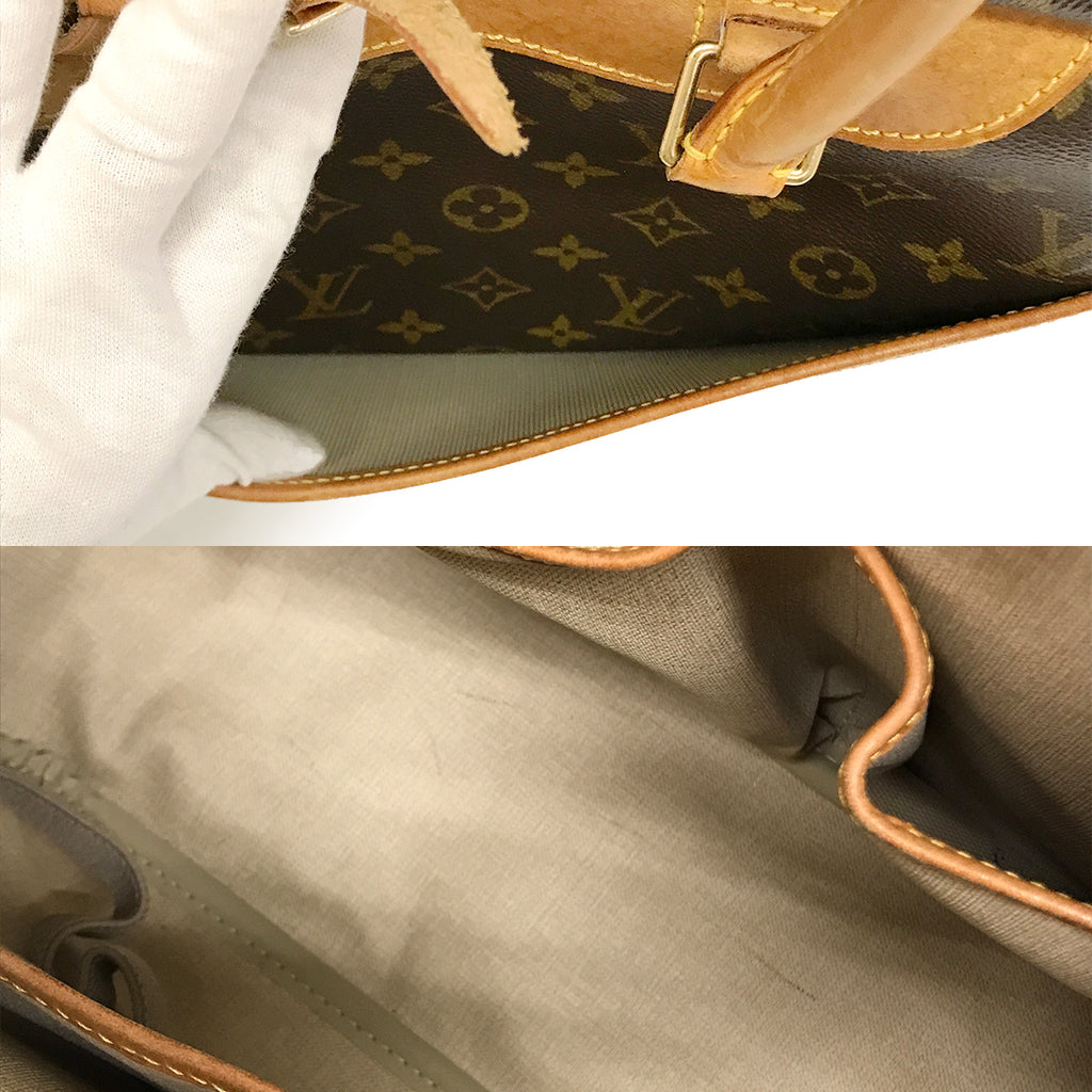 Louis Vuitton M47270 Deauville Handbag Monogram Canvas Pre-owned