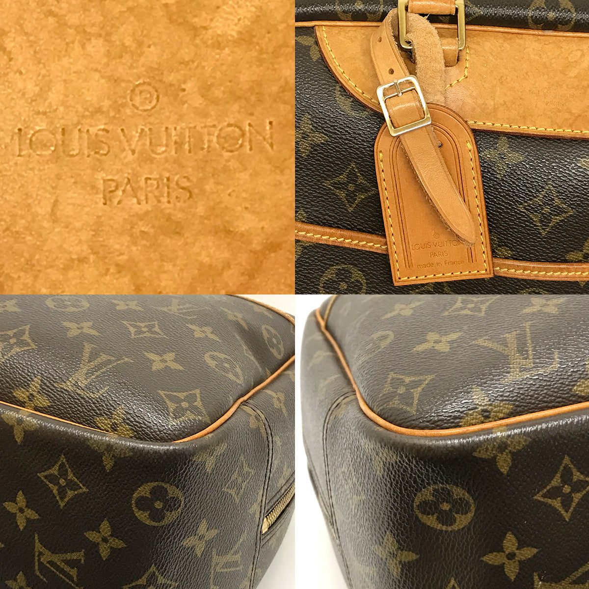 Louis Vuitton M47270 Deauville Handbag Monogram Canvas Pre-owned