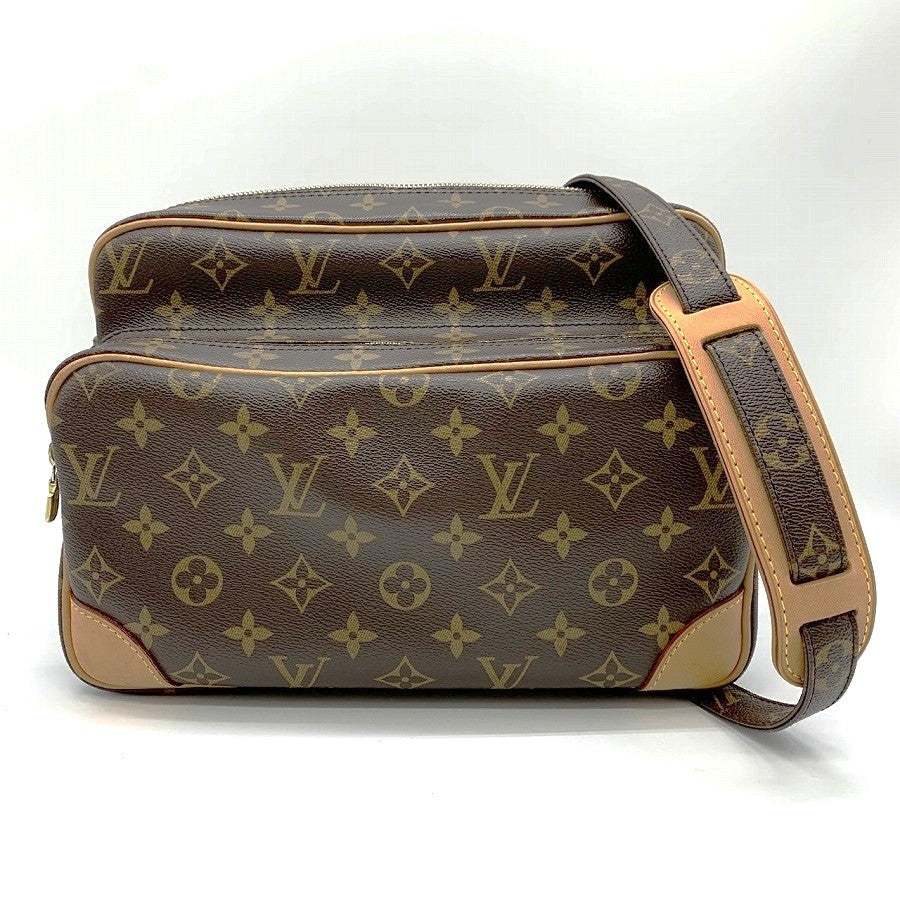 Louis Vuitton M45244 Nile Shoulder Bag Crossbody Brown Monogram Pre-owned