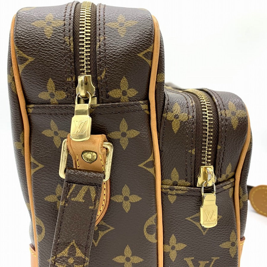 Louis Vuitton M45244 Nile Shoulder Bag Crossbody Brown Monogram Pre-owned