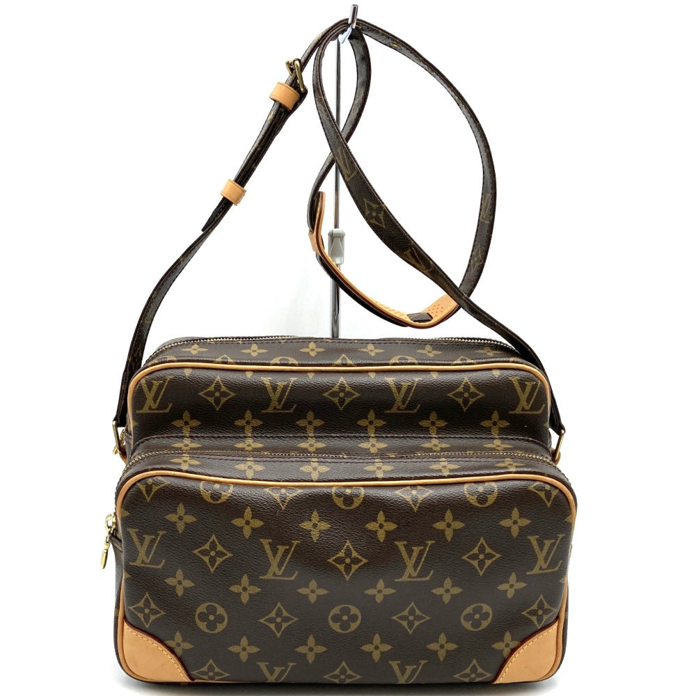 Louis Vuitton M45244 Nile Shoulder Bag Crossbody Brown Monogram Pre-owned