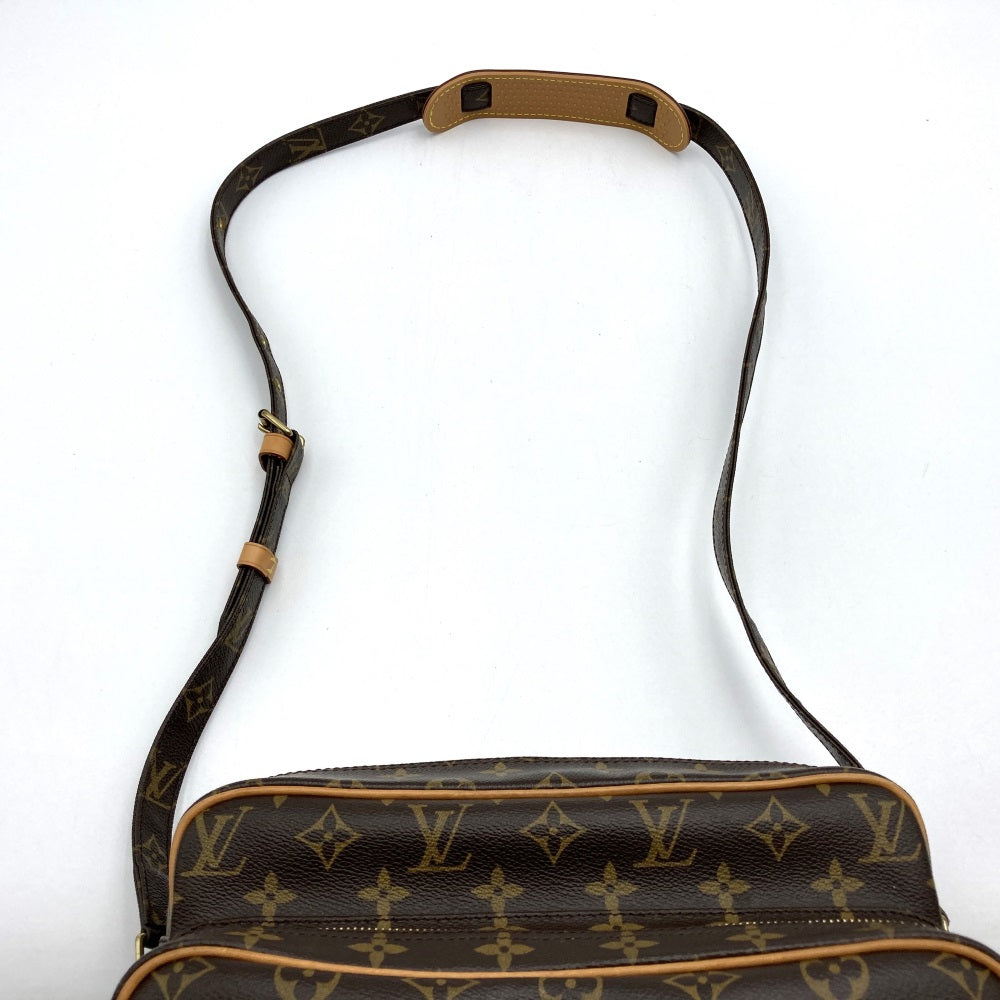 Louis Vuitton M45244 Nile Shoulder Bag Crossbody Brown Monogram Pre-owned
