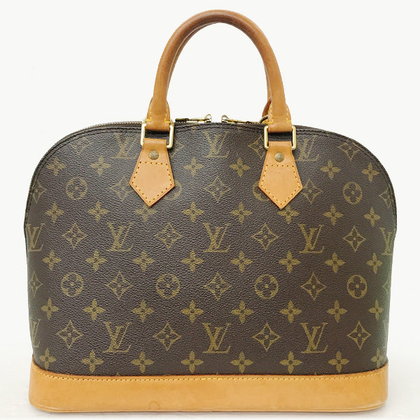 Louis Vuitton M51130 Alma Handbag Monogram Canvas Brown Pre-owned
