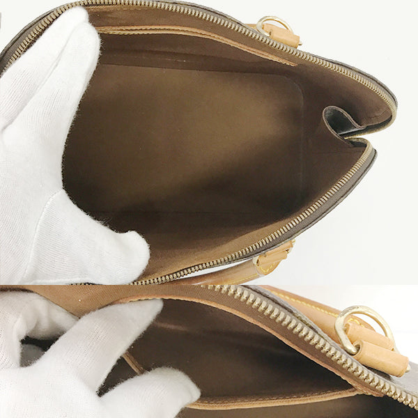 Louis Vuitton M51130 Alma Handbag Monogram Canvas Brown Pre-owned