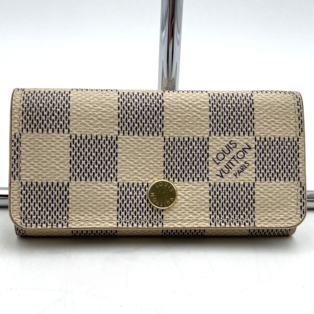 Louis Vuitton N60020 Multicles 4 Key Case Damier Azur Pre-owned