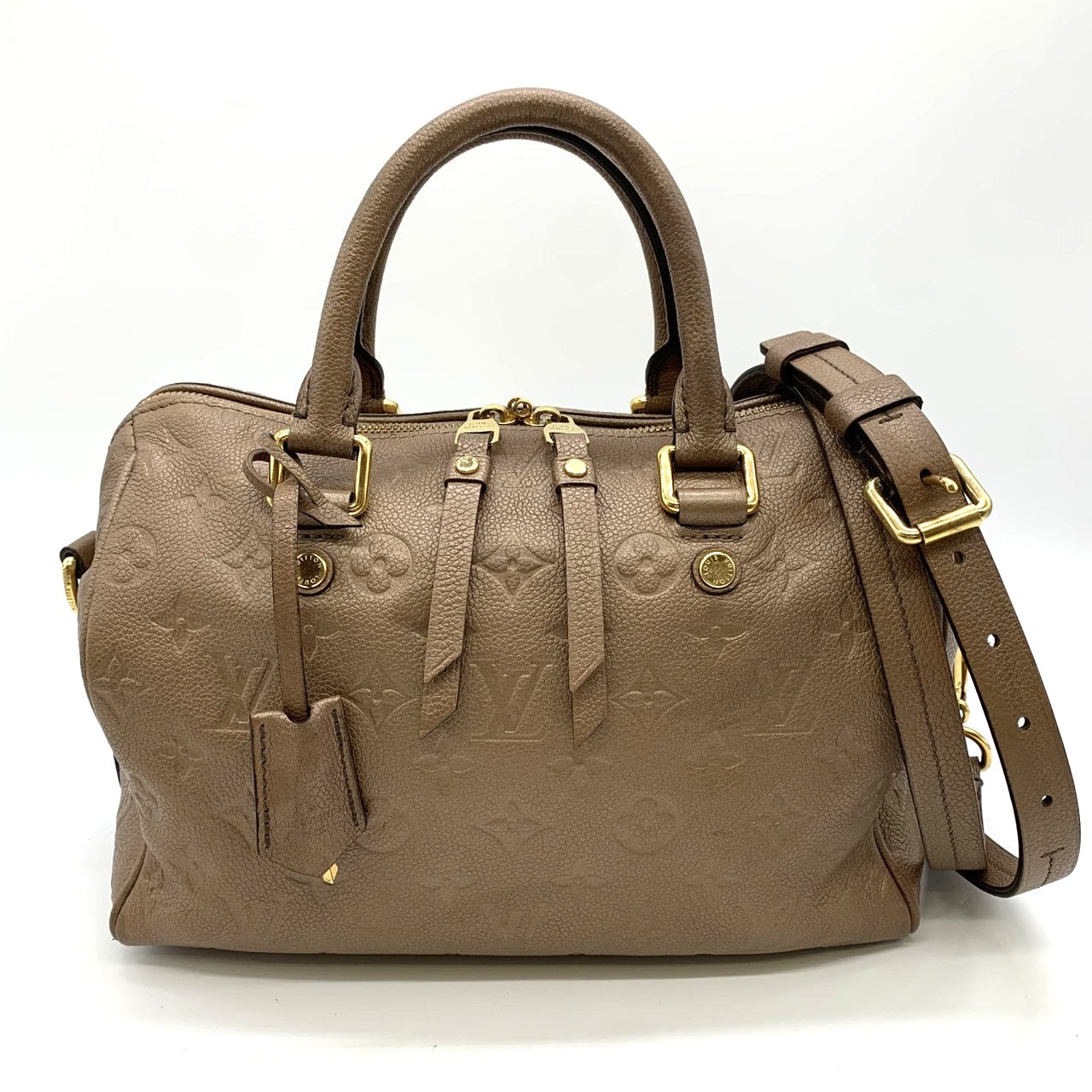 LOUIS VUITTON Speedy 25 Bandoulière M41019 Shoulder Bag Monogram Empreinte Brown Women's PRE-OWNED