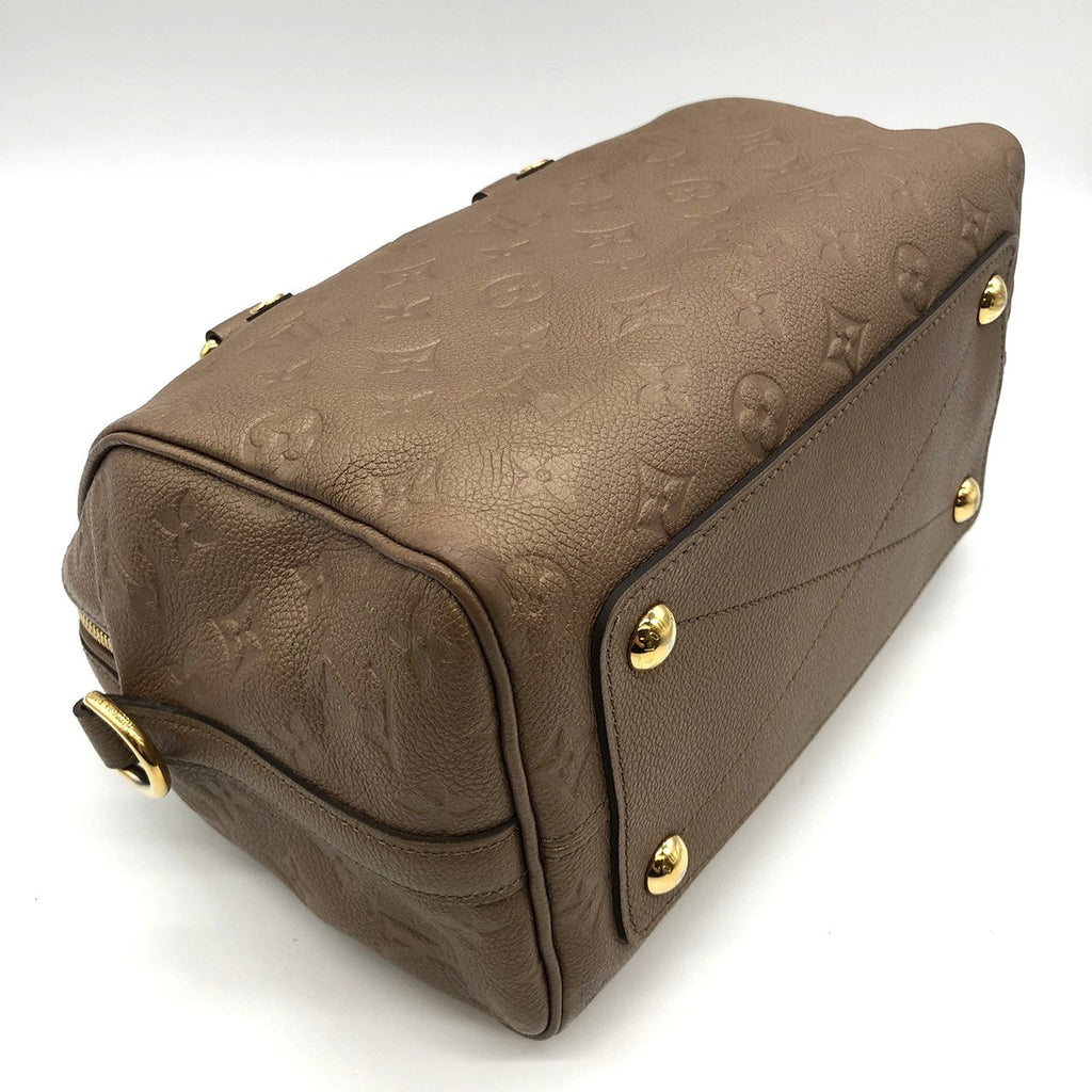 LOUIS VUITTON Speedy 25 Bandoulière M41019 Shoulder Bag Monogram Empreinte Brown Women's PRE-OWNED