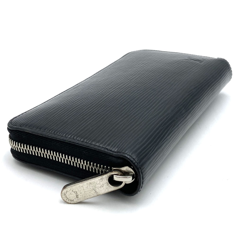 LOUIS VUITTON Louis Vuitton Zippy Wallet Round Long Wallet Epi Leather Noir Silver Hardware Black M60072 Men's Women's Fashion PRE-OWNED