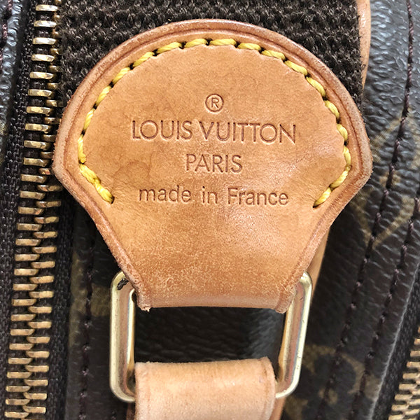 Louis Vuitton M45254 Reporter PM Shoulder Bag Monogram Canvas Brown Pre-owned