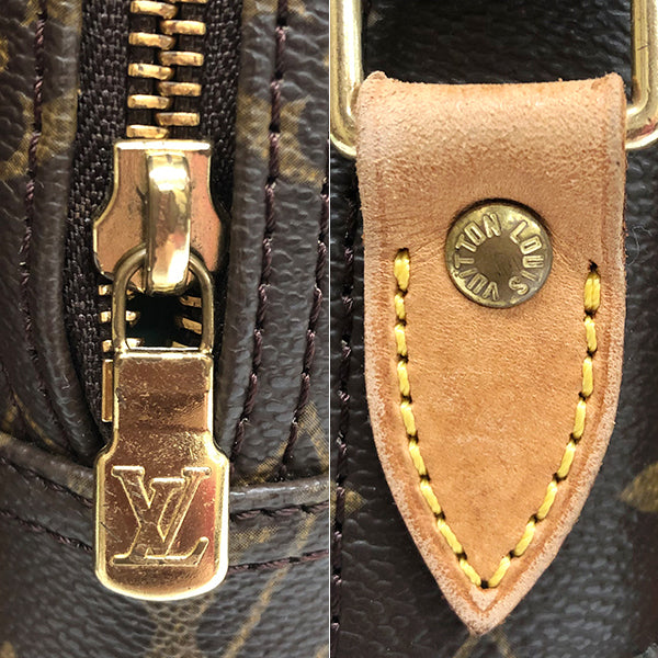 Louis Vuitton M45254 Reporter PM Shoulder Bag Monogram Canvas Brown Pre-owned