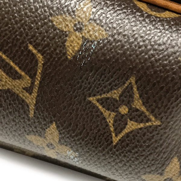 Louis Vuitton M45254 Reporter PM Shoulder Bag Monogram Canvas Brown Pre-owned
