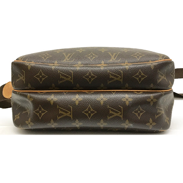 Louis Vuitton M45254 Reporter PM Shoulder Bag Monogram Canvas Brown Pre-owned