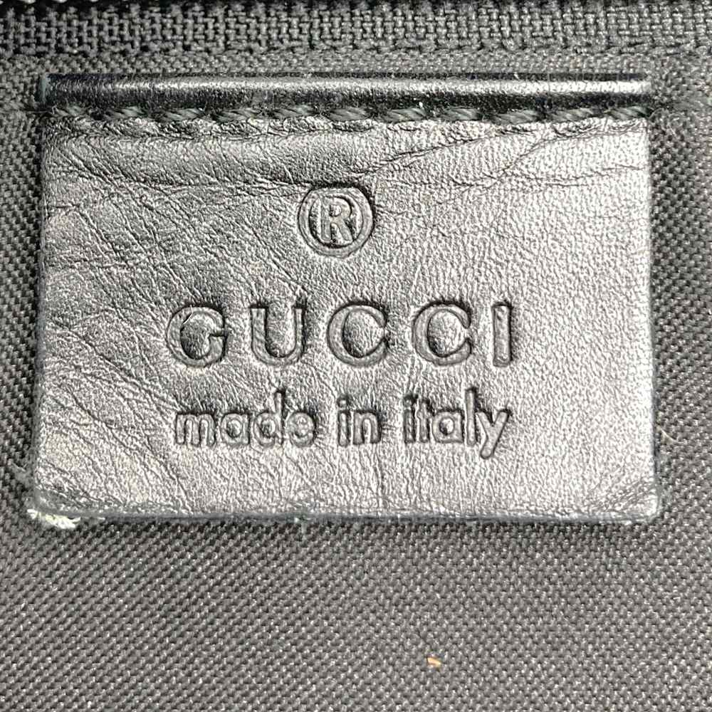 Gucci 019 0402 Tote Bag/Handbag GG Canvas/Leather Black Pre-owned