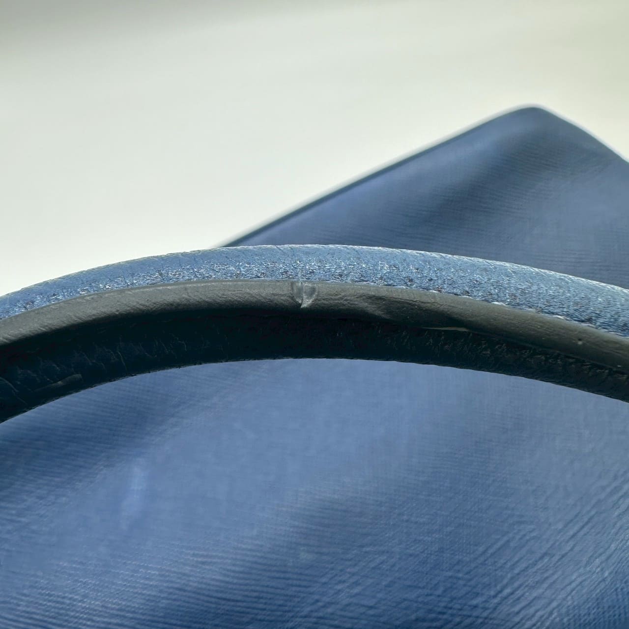 PRADA Prada handbag tote bag Saffiano leather blue vintage women's men's fashion brand PRE-OWNED