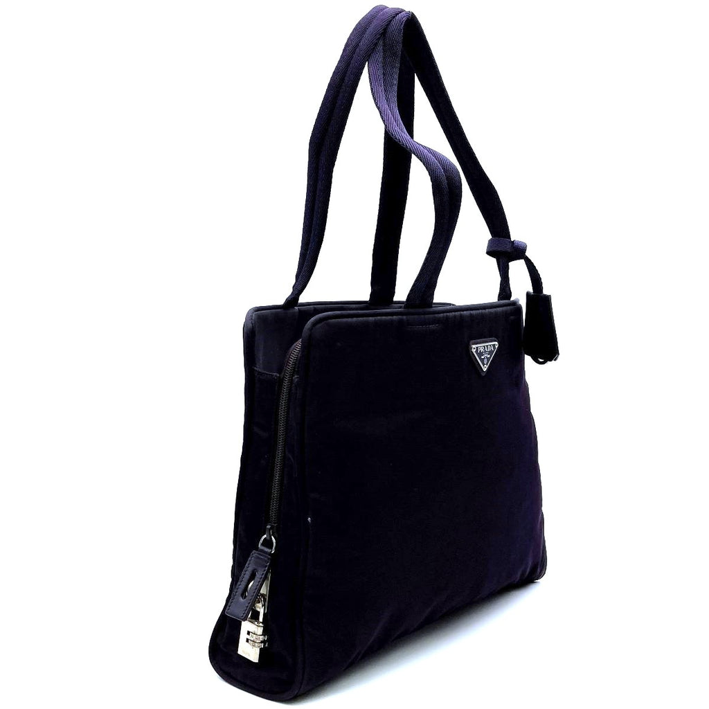 Prada Tote Bag/Shoulder Bag Nylon Purple Pre-owned