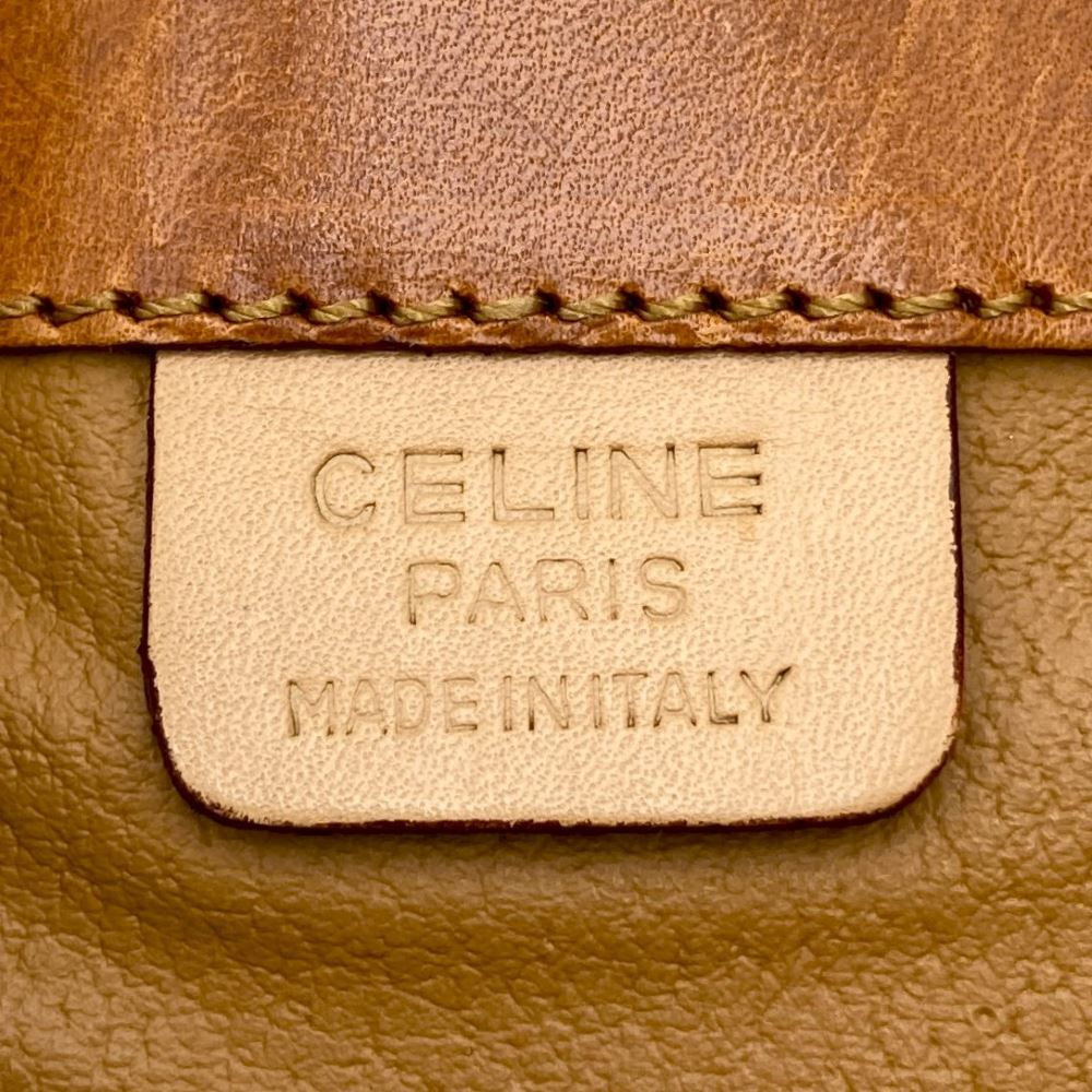 CELINE DM91 Clutch Bag, Second Bag, Pouch, Macadam PVC Leather, Brown, Women's & Men's Fashion PRE-OWNED