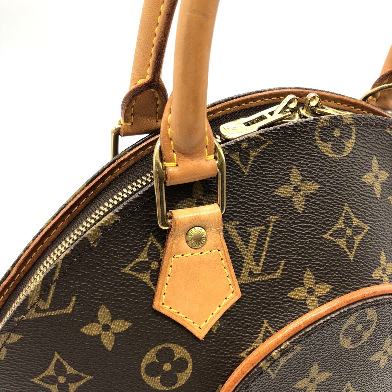 Louis Vuitton M51127 Ellipse PM Handbag Monogram Brown Pre-owned