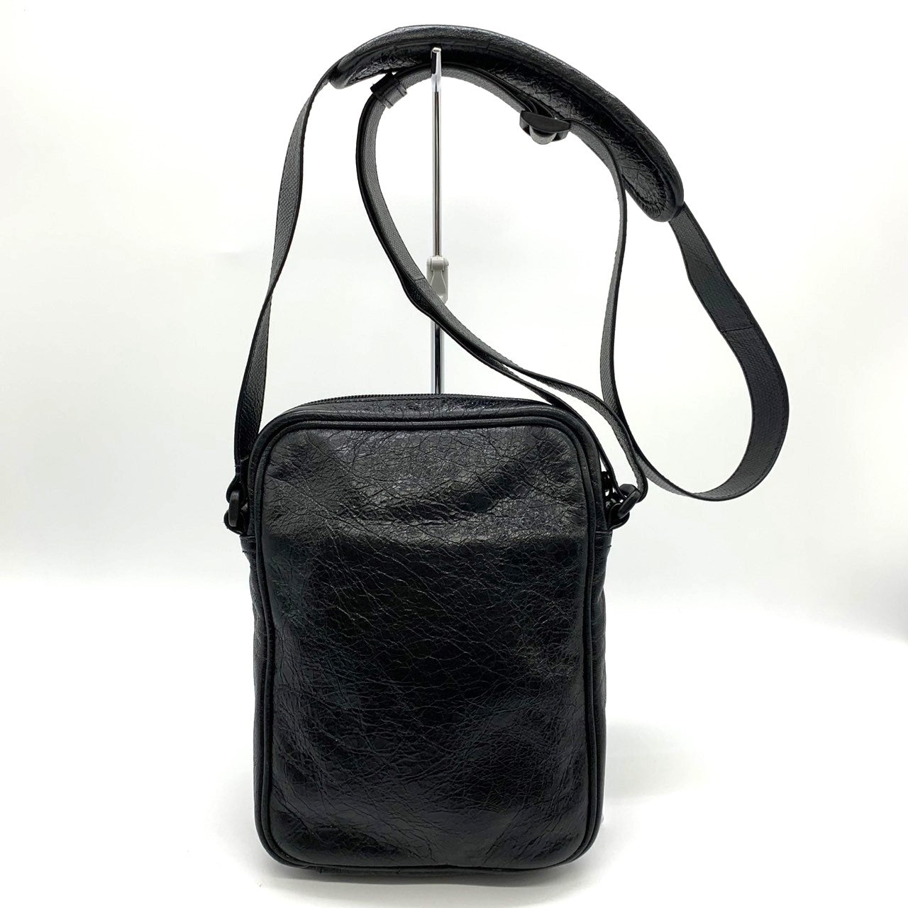 Balenciaga 721850 x Adidas Small Messenger Bag/Crossbody Shoulder Bag Black Pre-owned