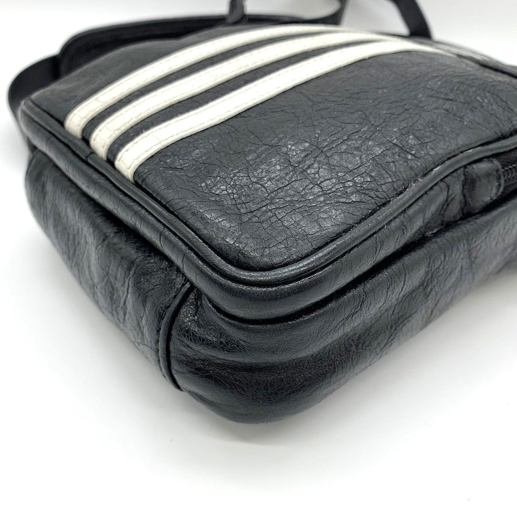 Balenciaga 721850 x Adidas Small Messenger Bag/Crossbody Shoulder Bag Black Pre-owned