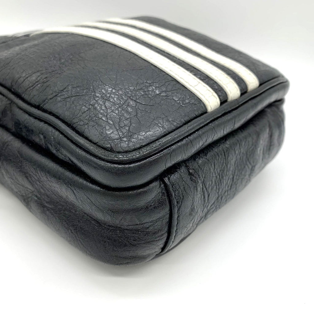 Balenciaga 721850 x Adidas Small Messenger Bag/Crossbody Shoulder Bag Black Pre-owned