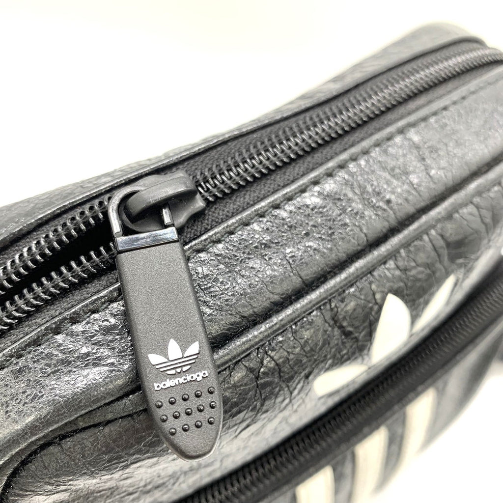 Balenciaga 721850 x Adidas Small Messenger Bag/Crossbody Shoulder Bag Black Pre-owned