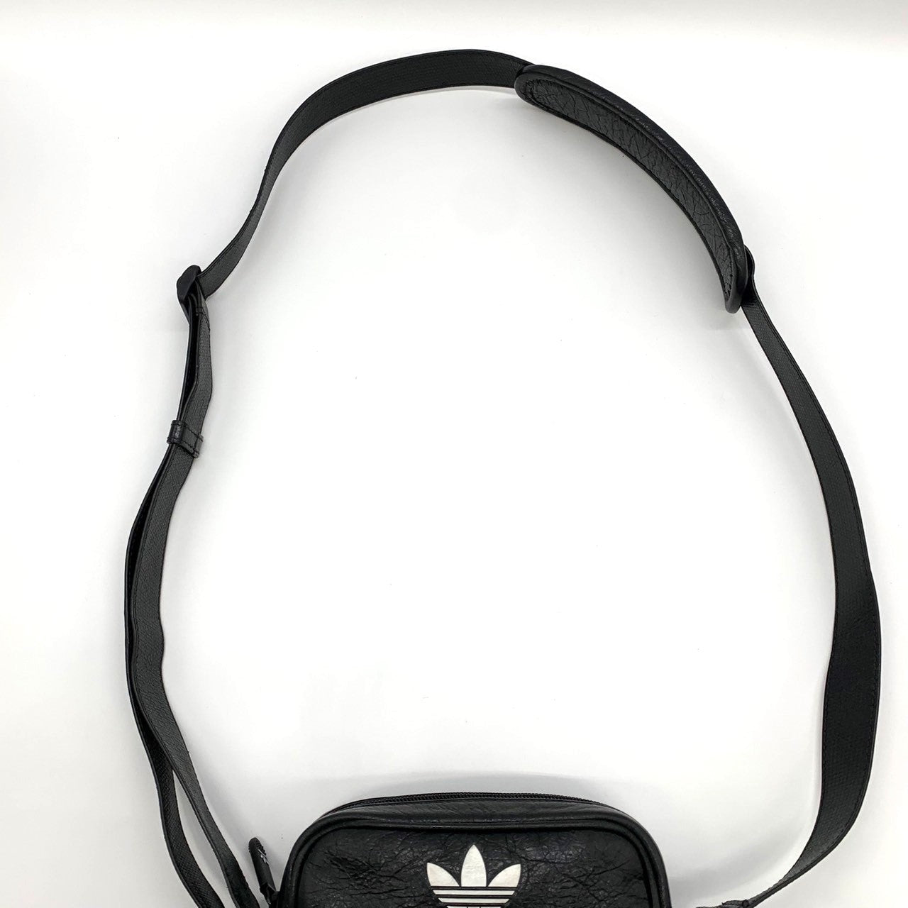 Balenciaga 721850 x Adidas Small Messenger Bag/Crossbody Shoulder Bag Black Pre-owned