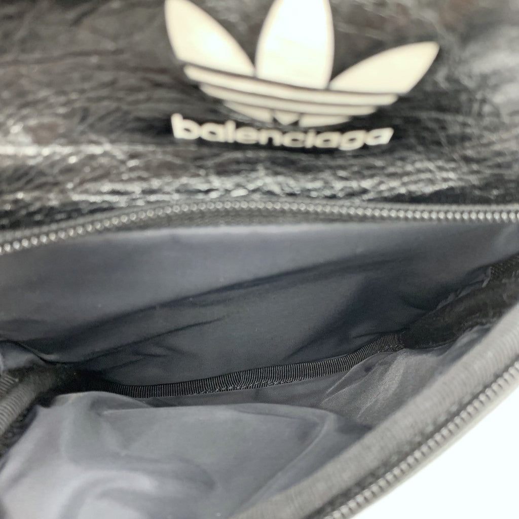 Balenciaga 721850 x Adidas Small Messenger Bag/Crossbody Shoulder Bag Black Pre-owned