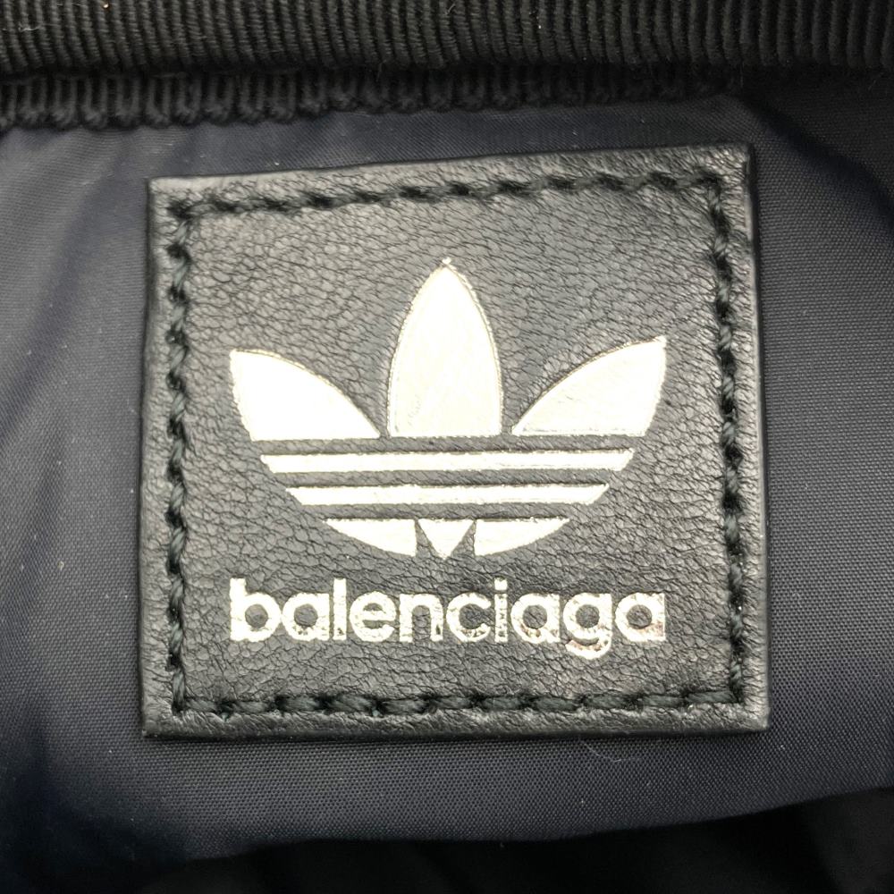 Balenciaga 721850 x Adidas Small Messenger Bag/Crossbody Shoulder Bag Black Pre-owned