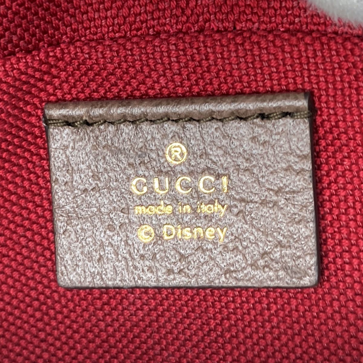 Gucci 647929 Disney Donald Duck Second Bag GG Supreme Brown Pre-owned