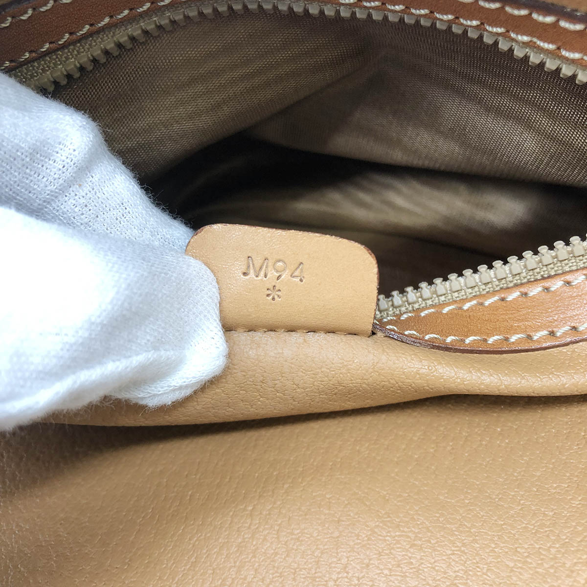 Celine M94 Macadam Handbag PVC Brown Pre-owned
