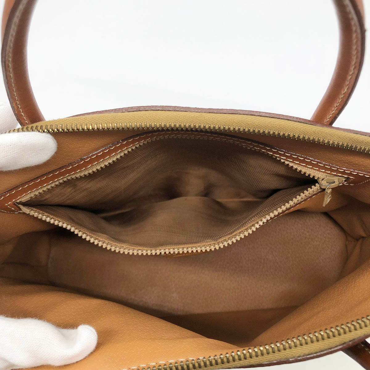 Celine M94 Macadam Handbag PVC Brown Pre-owned