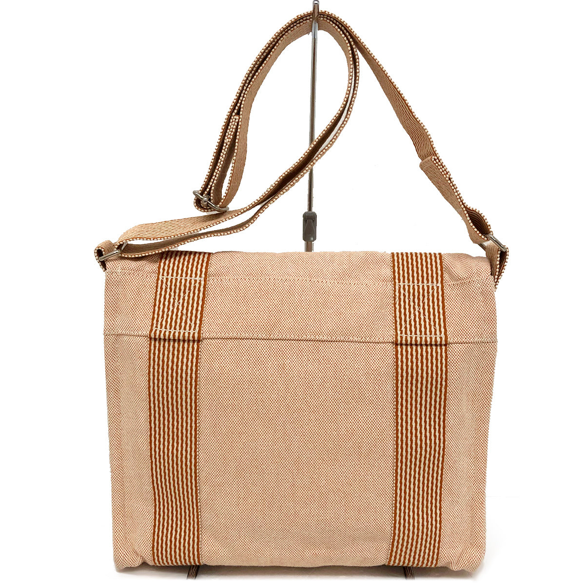 Hermès Fourre-Tout Bassus PM Crossbody Shoulder Bag Canvas Orange Pre-owned