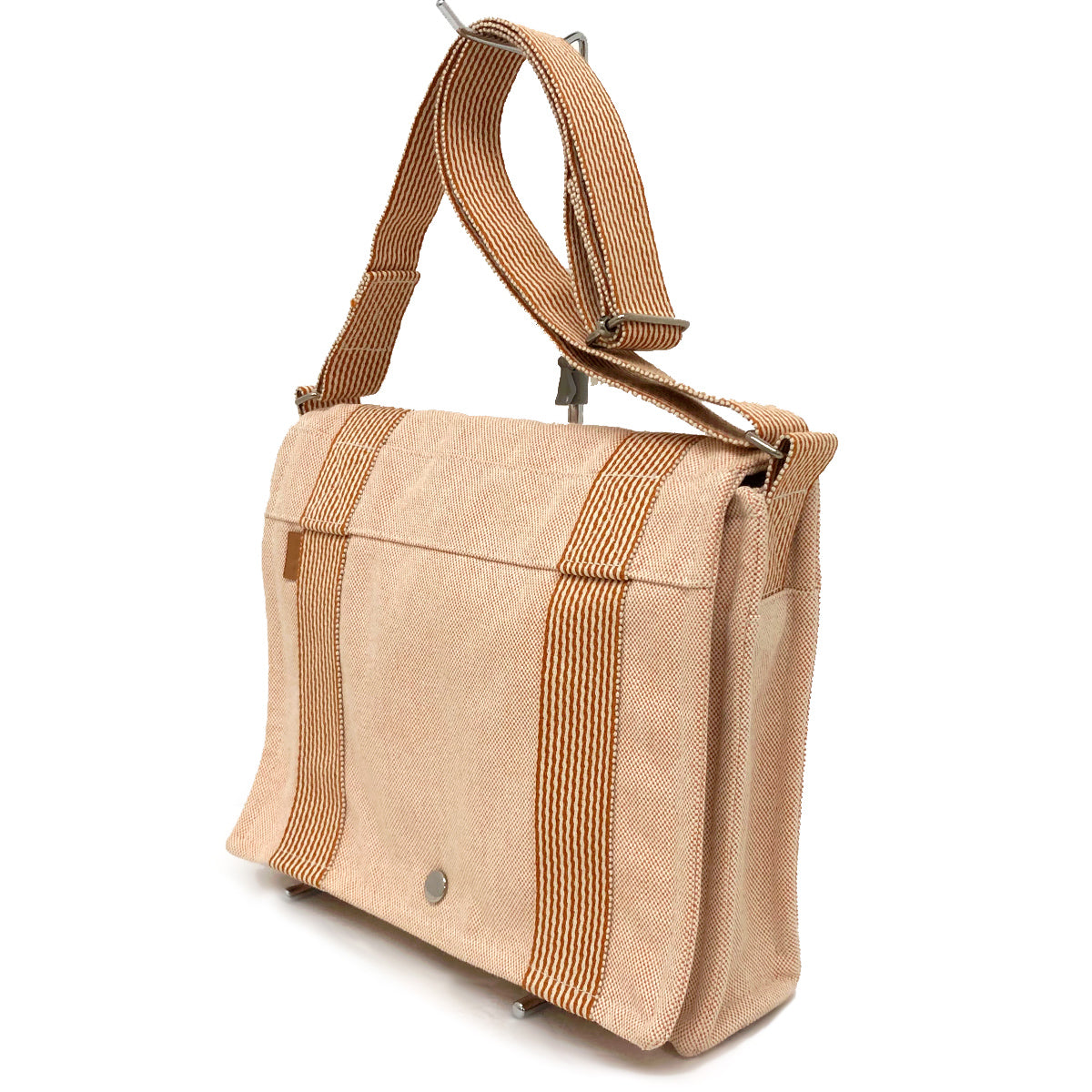 Hermès Fourre-Tout Bassus PM Crossbody Shoulder Bag Canvas Orange Pre-owned