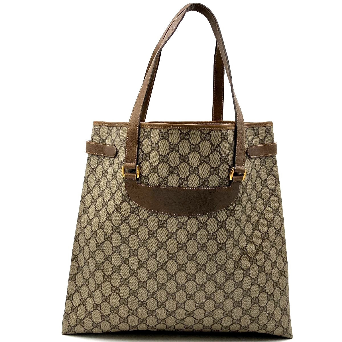 Gucci 39 02 061 Tote Bag GG Supreme Canvas Brown Pre-owned