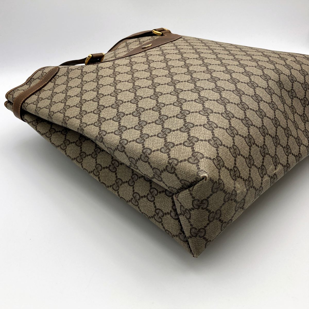 Gucci 39 02 061 Tote Bag GG Supreme Canvas Brown Pre-owned