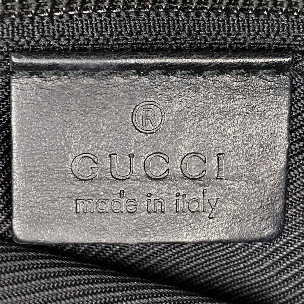 Gucci 019 0348 Shoulder Bag GG Canvas Black Pre-owned