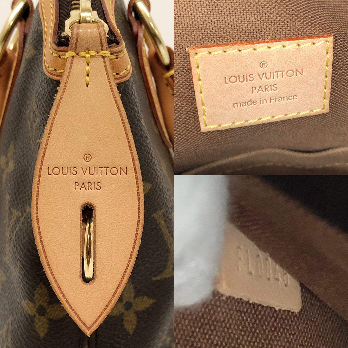 Louis Vuitton M40102 Lockit Handbag Monogram Canvas/Leather Brown Pre-owned