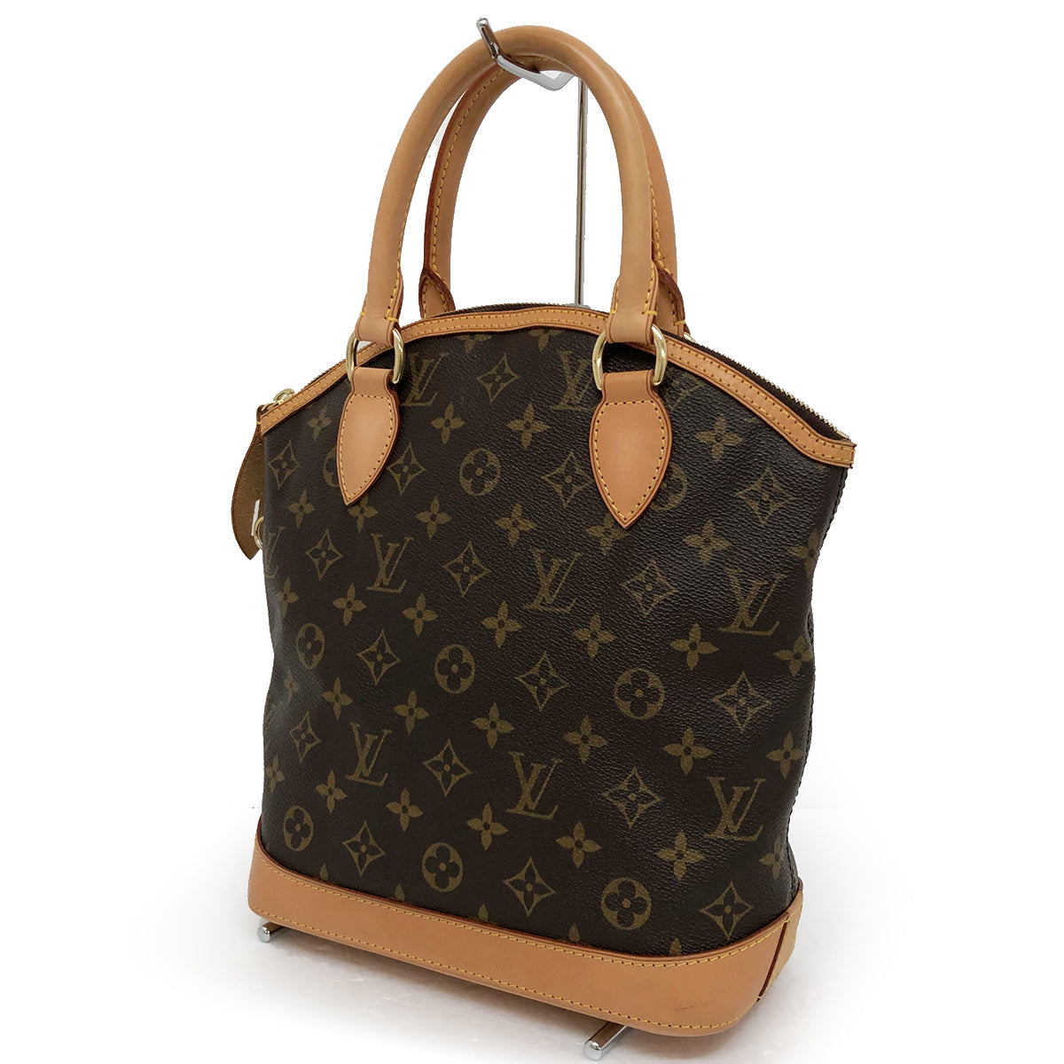 Louis Vuitton M40102 Lockit Handbag Monogram Canvas/Leather Brown Pre-owned