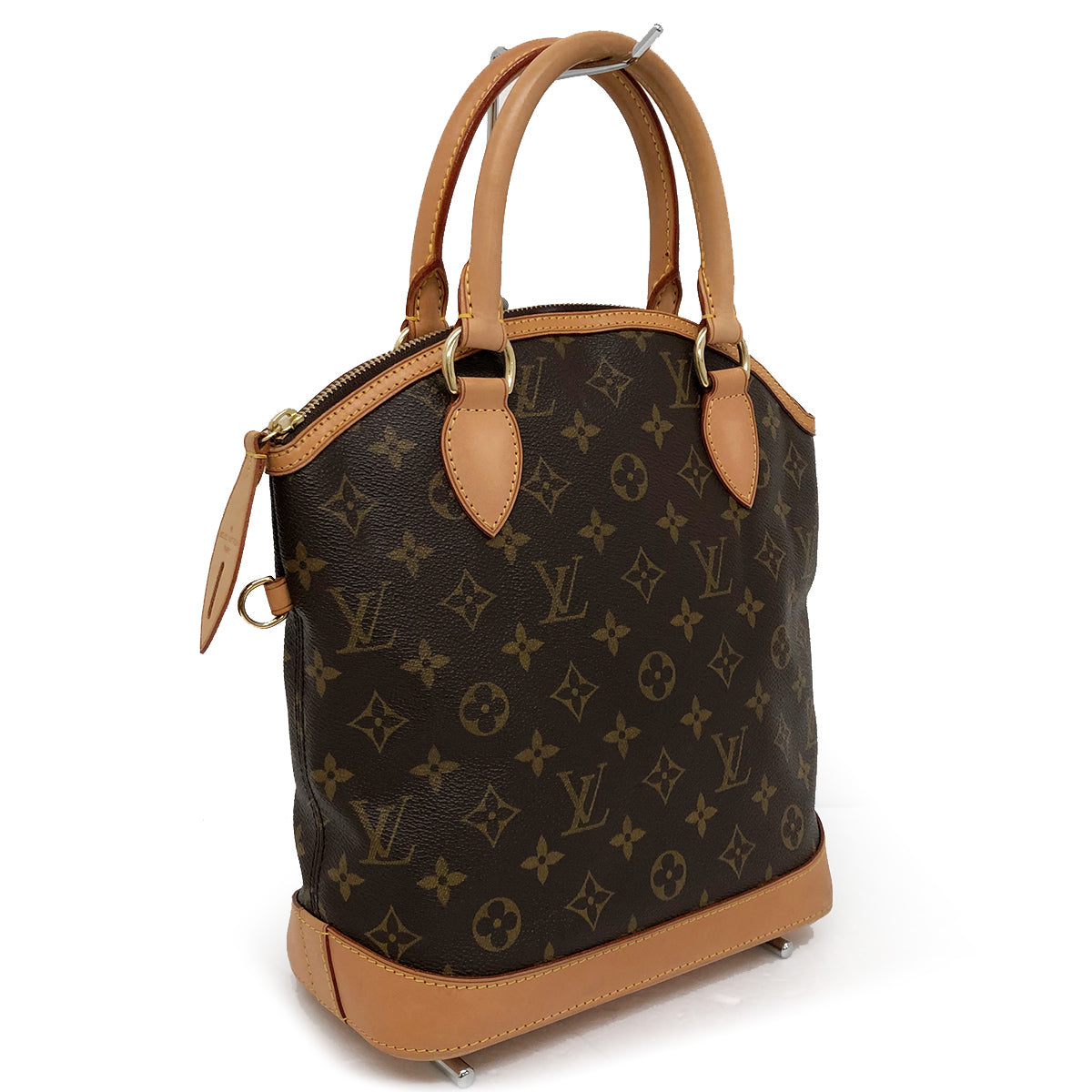 Louis Vuitton M40102 Lockit Handbag Monogram Canvas/Leather Brown Pre-owned