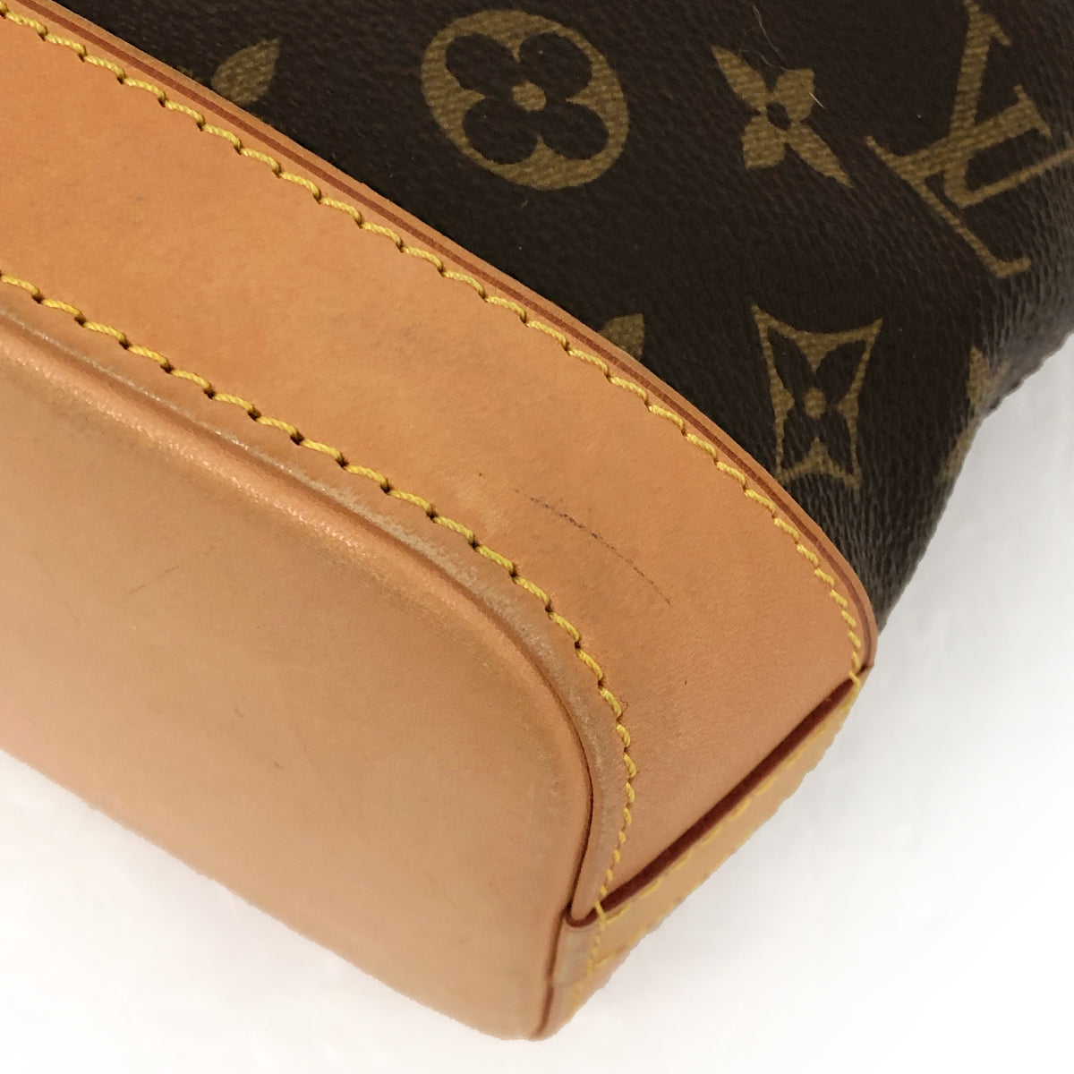 Louis Vuitton M40102 Lockit Handbag Monogram Canvas/Leather Brown Pre-owned
