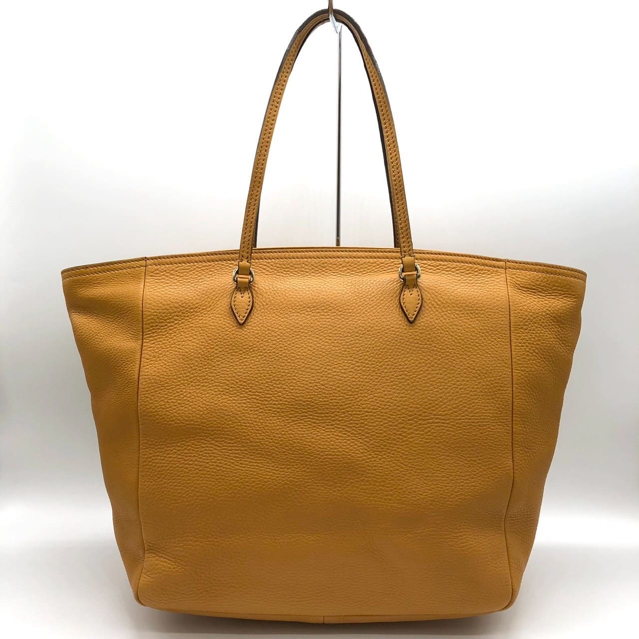 GUCCI 323671 Tote Bag, Interlocking G, Leather, Tassel, Yellow, Women's, Vintage, Brand, Fashion, PRE-OWNED
