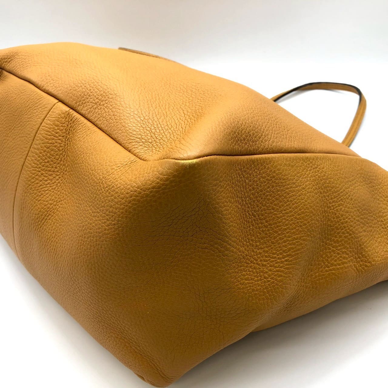 GUCCI 323671 Tote Bag, Interlocking G, Leather, Tassel, Yellow, Women's, Vintage, Brand, Fashion, PRE-OWNED