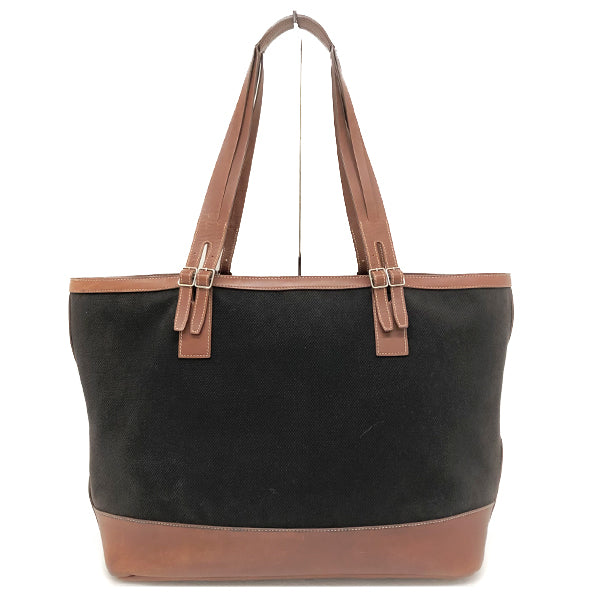 Celine S-SN-1120/S-PA-1011 Tote Bag/Shoulder Bag Canvas/Leather Black/Brown Pre-owned