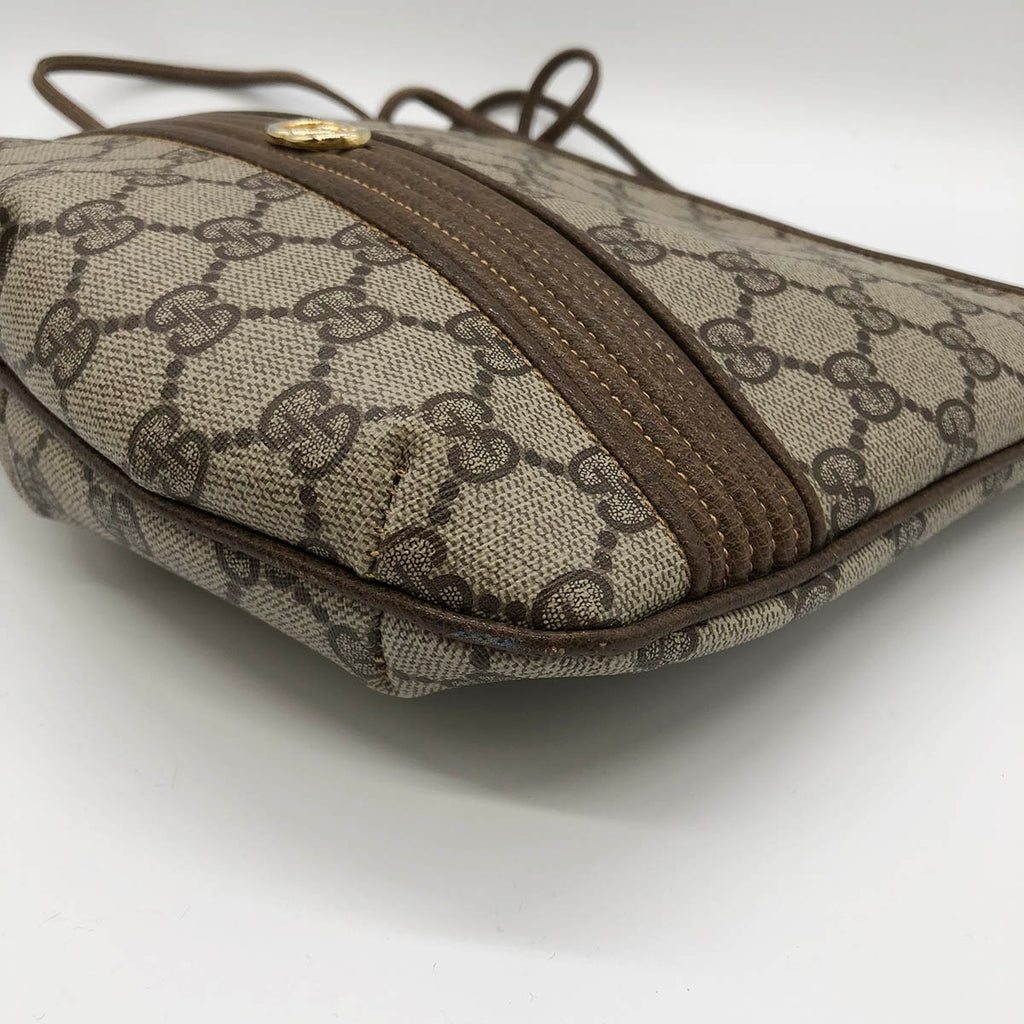Gucci 30.01 GG Supreme Shoulder Bag Beige Pre-owned