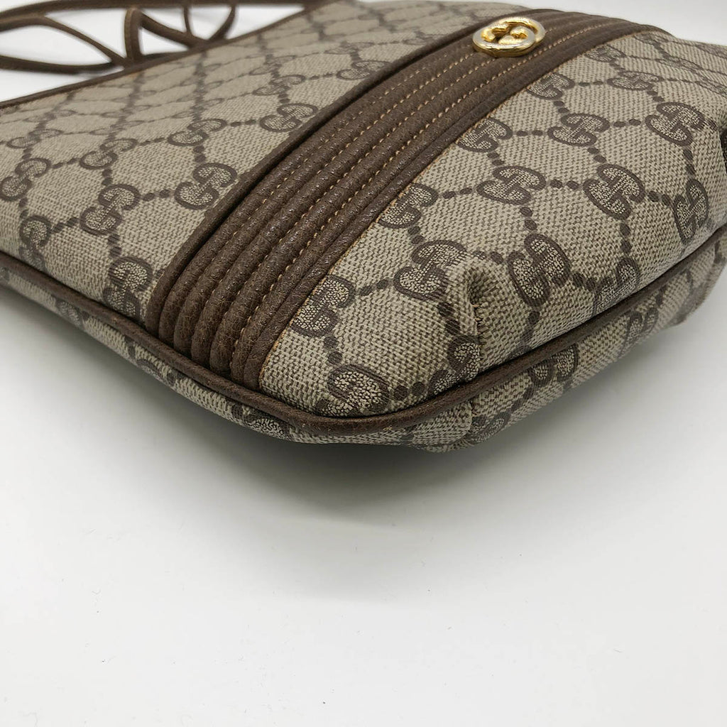 Gucci 30.01 GG Supreme Shoulder Bag Beige Pre-owned