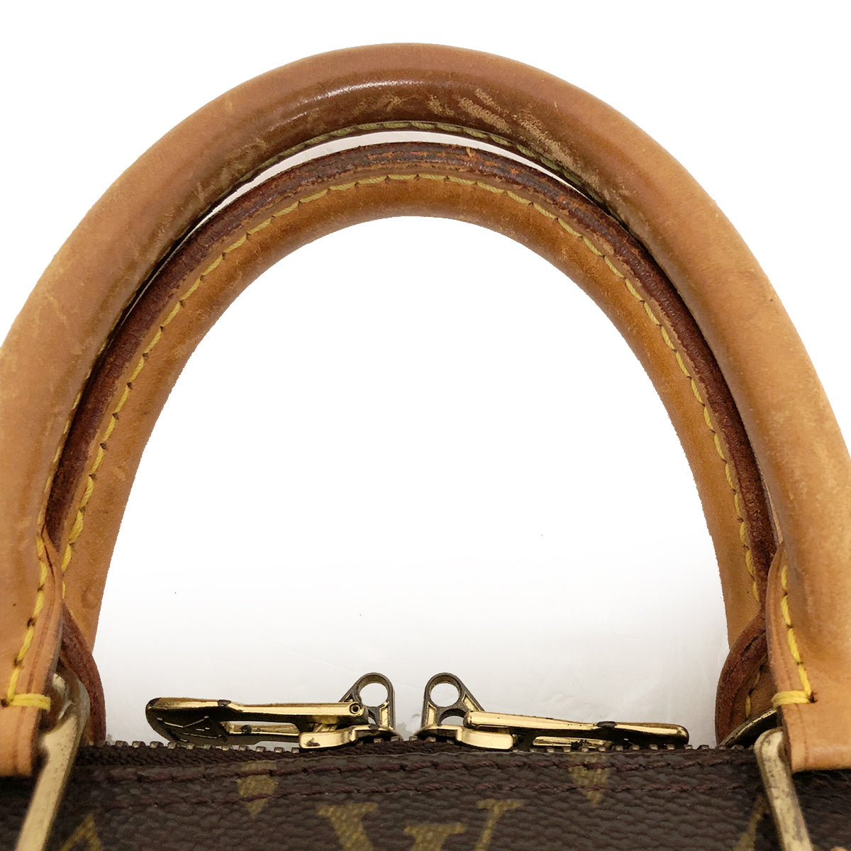 Louis Vuitton M51130 Alma Handbag Monogram PVC/Leather Brown Pre-owned